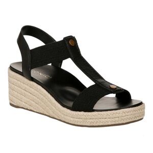 New Vionic Calera‎ Black Wedge Sz 7
